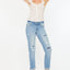 Luxanna Mid Rise Slim Boyfriend Jeans