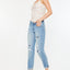 Luxanna Mid Rise Slim Boyfriend Jeans