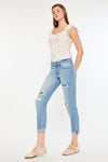 Luxanna Mid Rise Slim Boyfriend Jeans