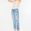 Luxanna Mid Rise Slim Boyfriend Jeans