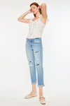 Luxanna Mid Rise Slim Boyfriend Jeans