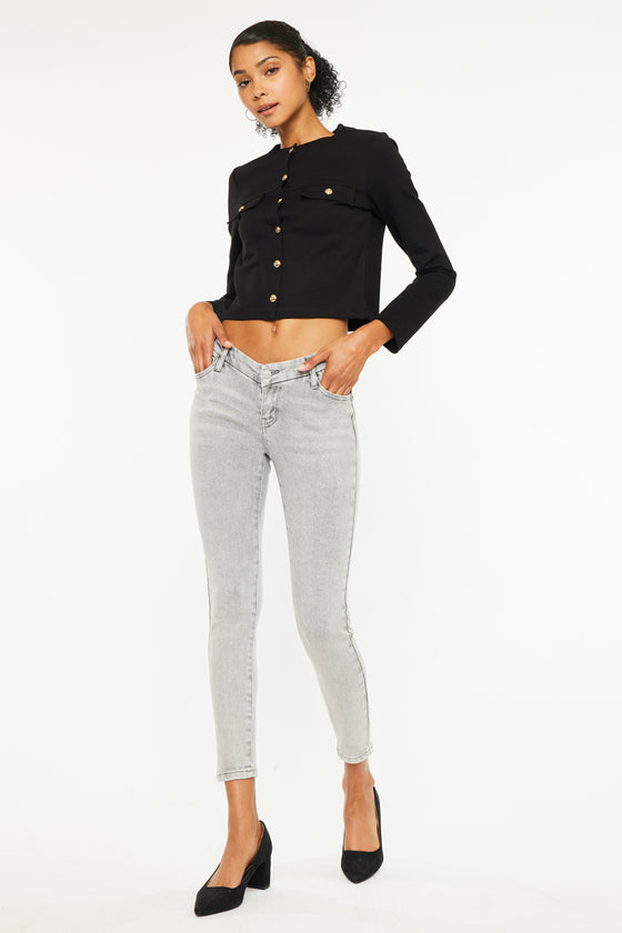 Kira Mid Rise Ankle Skinny