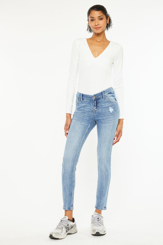 Kira Mid Rise Ankle Skinny