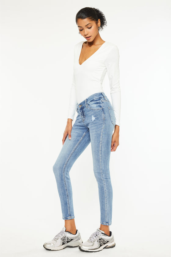 Kira Mid Rise Ankle Skinny