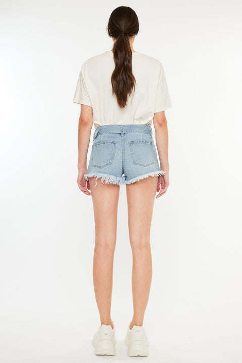 Cassie Mid Rise Belted Shorts - Official Kancan USA