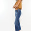 Merlie Mid Rise Cropped Flare Jeans - Official Kancan USA