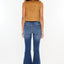 Merlie Mid Rise Cropped Flare Jeans - Official Kancan USA