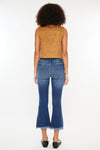 Merlie Mid Rise Cropped Flare Jeans - Official Kancan USA