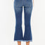 Merlie Mid Rise Cropped Flare Jeans - Official Kancan USA