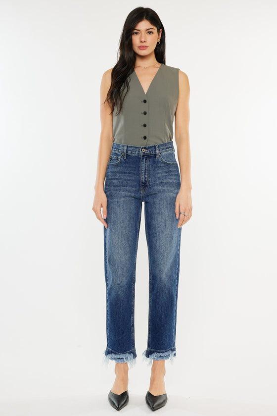 Shiza High Rise Wide Leg Jeans - Official Kancan USA