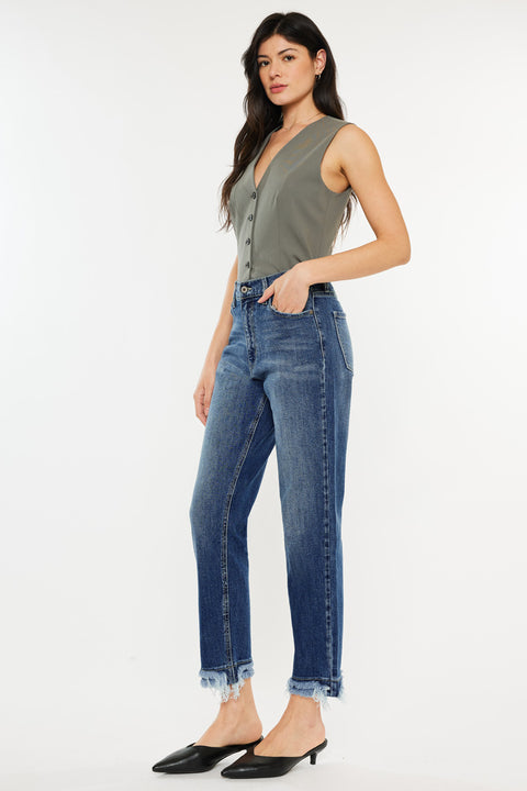 Shiza High Rise Wide Leg Jeans - Official Kancan USA