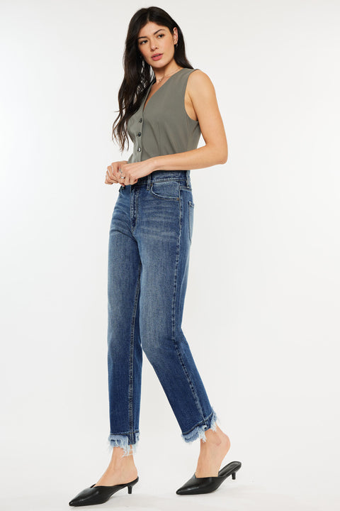 Shiza High Rise Wide Leg Jeans - Official Kancan USA