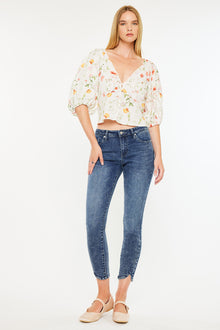  Temple Mid Rise Ankle Skinny