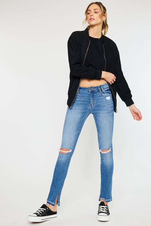 Birdy  Mid Rise Easy Skinny Jeans - Official Kancan USA