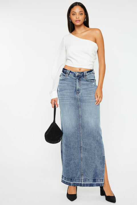 Tracy Maxi Denim Skirt - Official Kancan USA