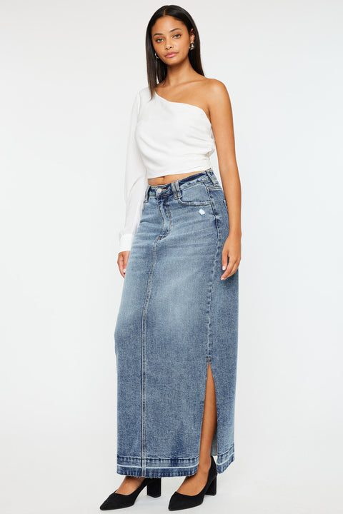 Tracy Maxi Denim Skirt - Official Kancan USA