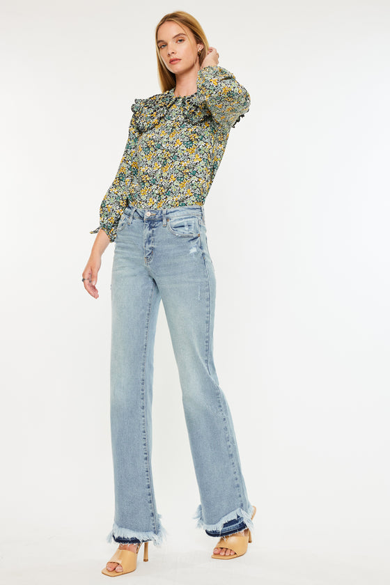 Kristy High Rise Flare Jeans