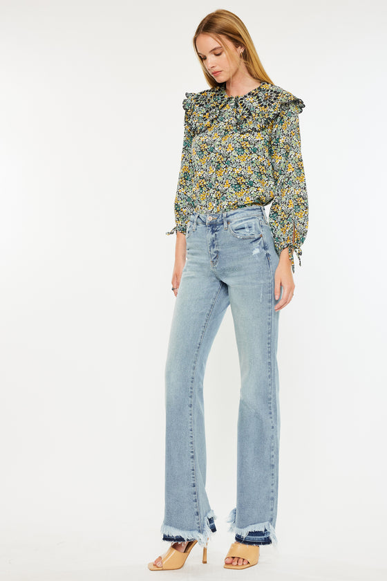 Kristy High Rise Flare Jeans