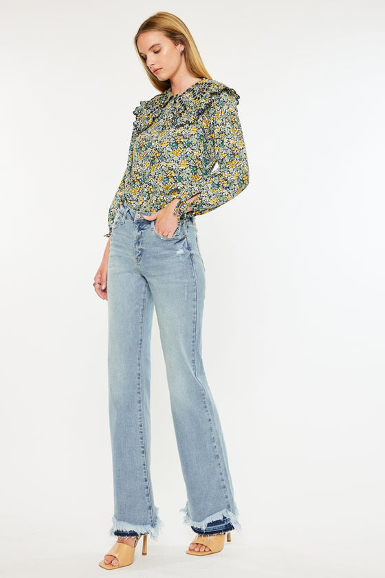 Kristy High Rise Flare Jeans