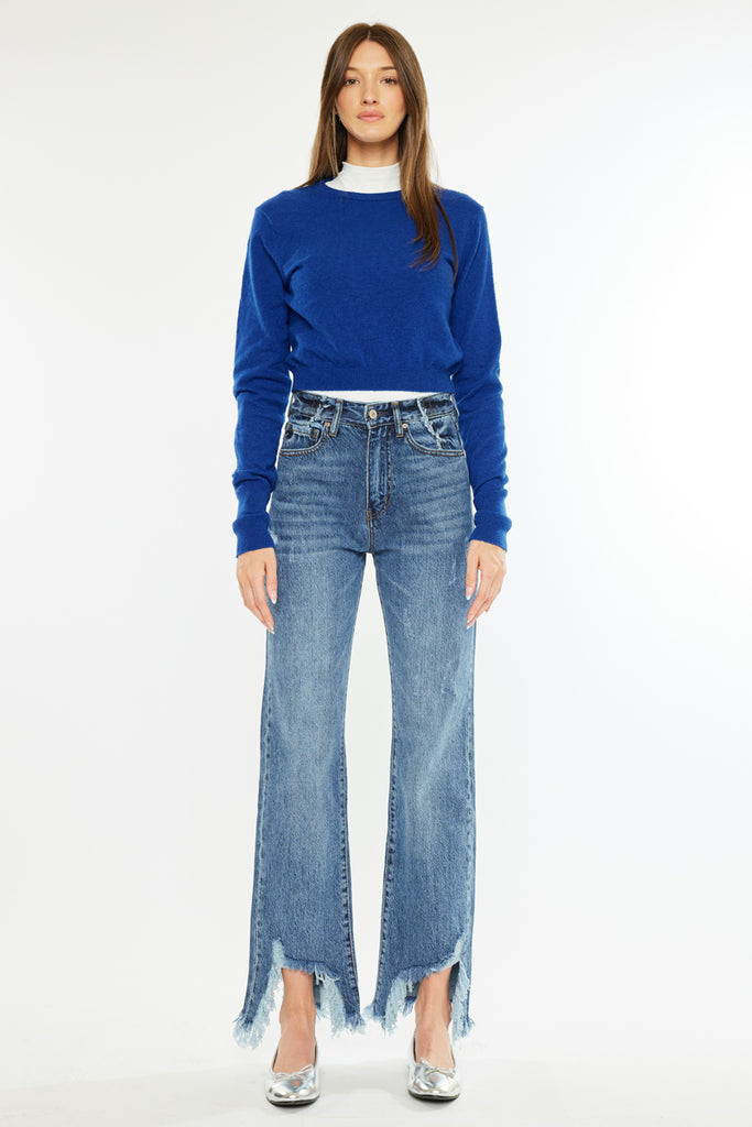 Tess High Rise Straight Leg Jeans