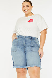  Kiran 90's Boyfriend Bermuda Shorts (Plus Size)