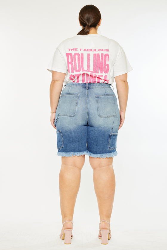 Kiran 90's Boyfriend Bermuda Shorts (Plus Size)