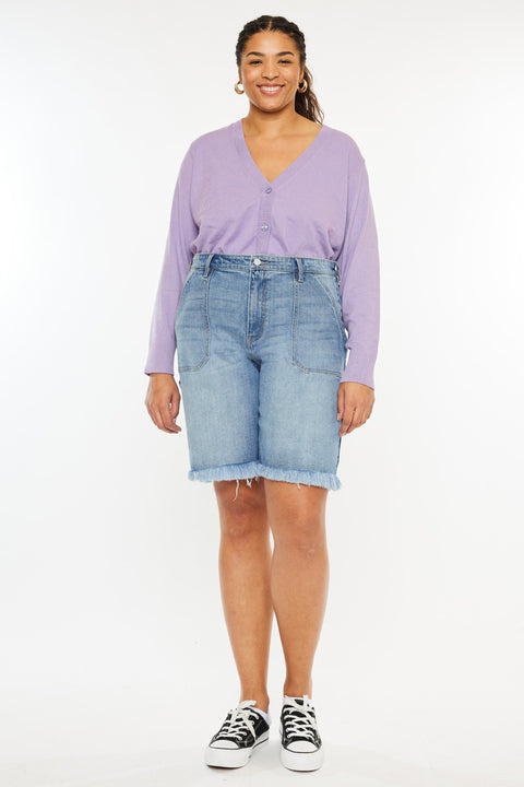 Kiran 90's Boyfriend Bermuda Shorts (Plus Size) - Official Kancan USA