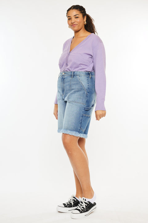 Kiran 90's Boyfriend Bermuda Shorts (Plus Size) - Official Kancan USA