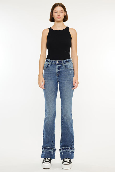 Donna High Rise Bootcut Jeans - Official Kancan USA