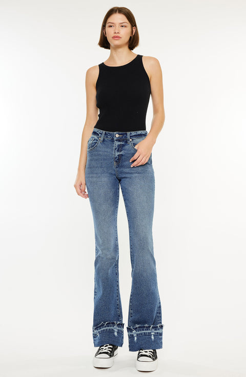 Donna High Rise Bootcut Jeans - Official Kancan USA