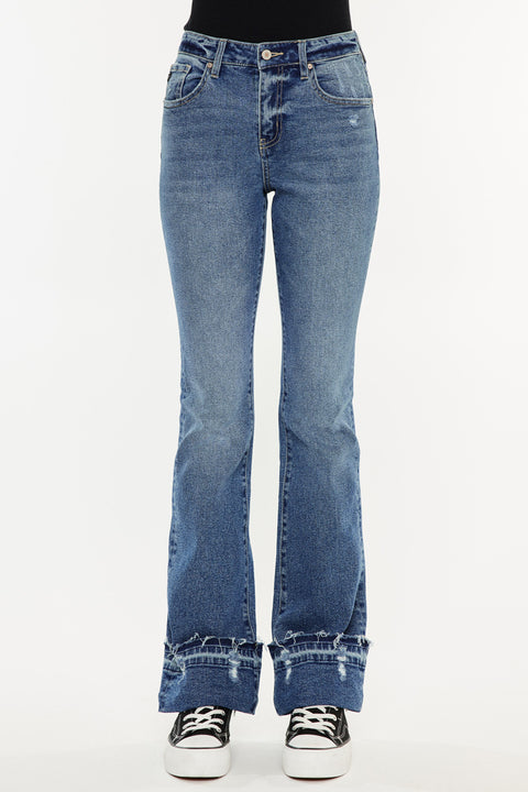 Donna High Rise Bootcut Jeans - Official Kancan USA