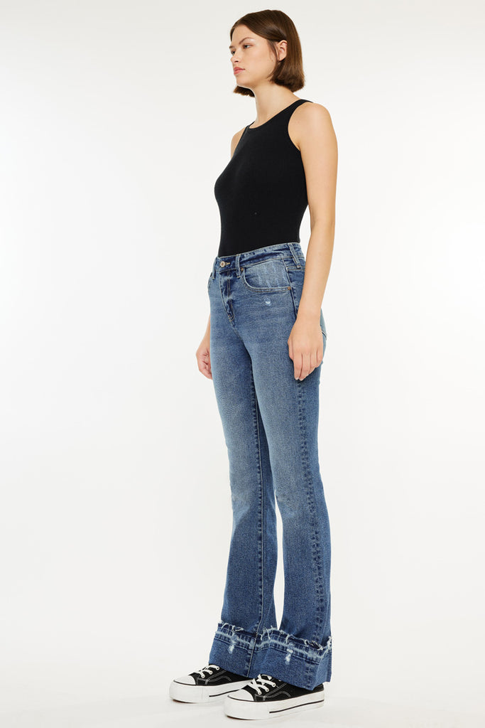 Donna High Rise Bootcut Jeans - Official Kancan USA
