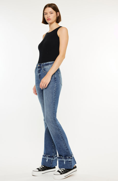 Donna High Rise Bootcut Jeans - Official Kancan USA