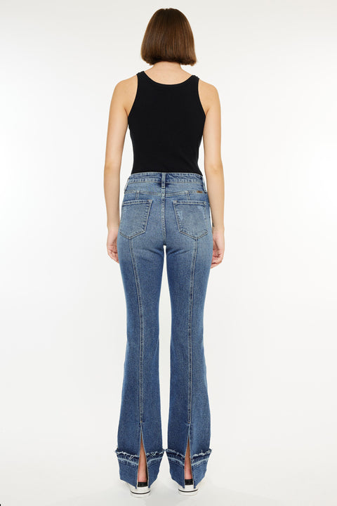 Donna High Rise Bootcut Jeans - Official Kancan USA