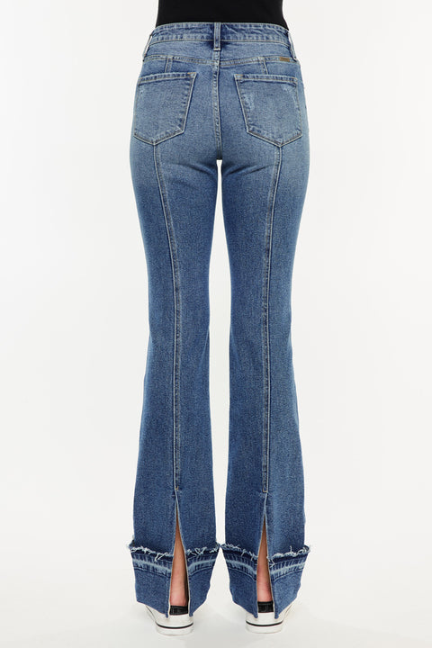 Donna High Rise Bootcut Jeans - Official Kancan USA