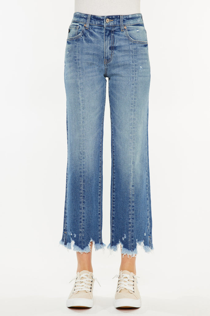 Hellen High Rise Straight Leg Jeans - Official Kancan USA