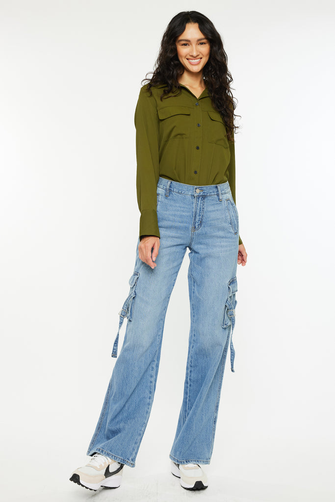 Val High Rise Wide Jeans