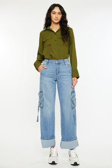  Val High Rise Wide Jeans