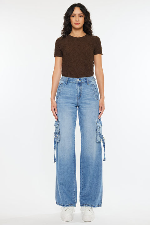 Val High Rise Wide Jeans