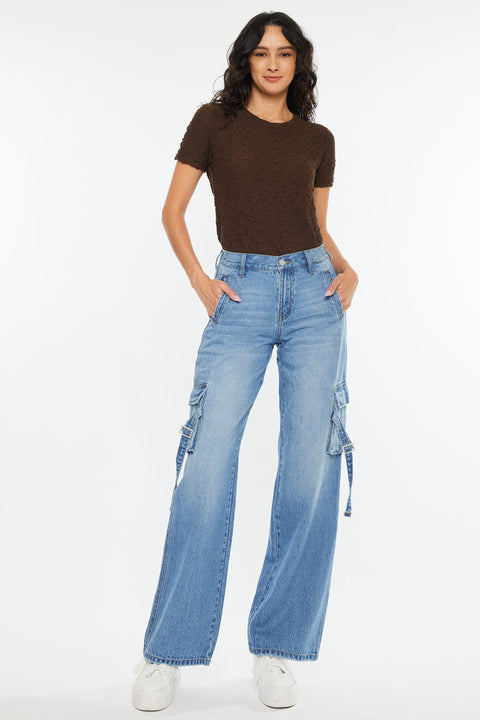 Val High Rise Wide Jeans