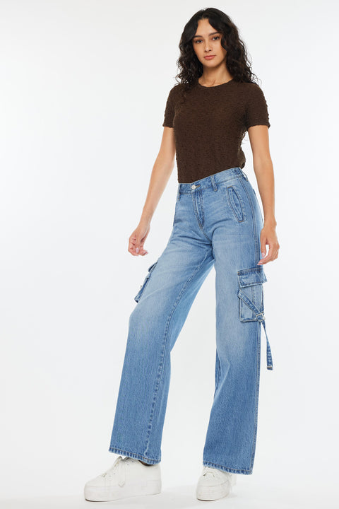 Val High Rise Wide Jeans