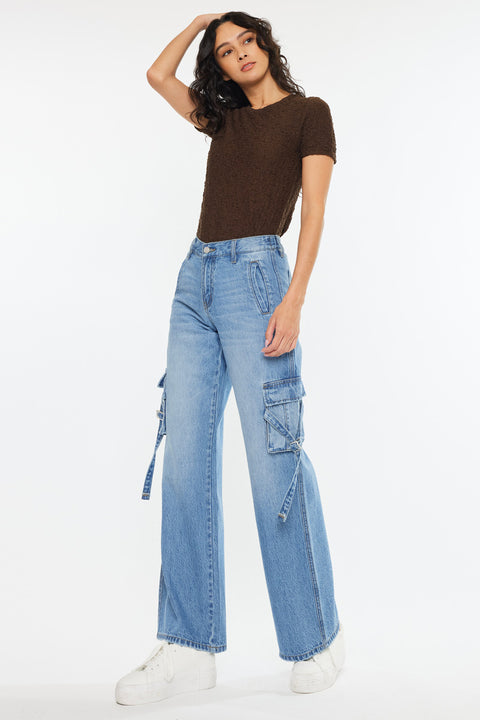 Val High Rise Wide Jeans