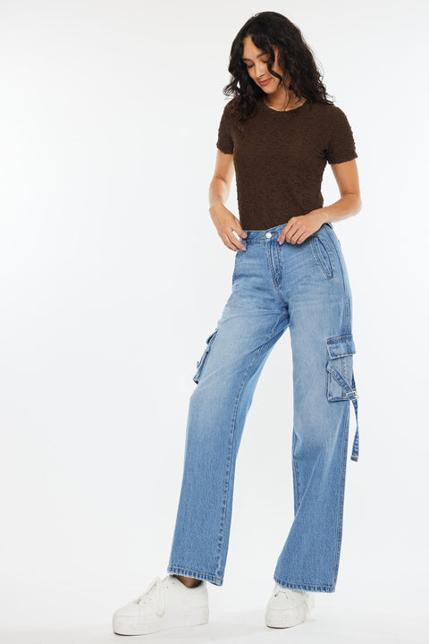 Val High Rise Wide Jeans