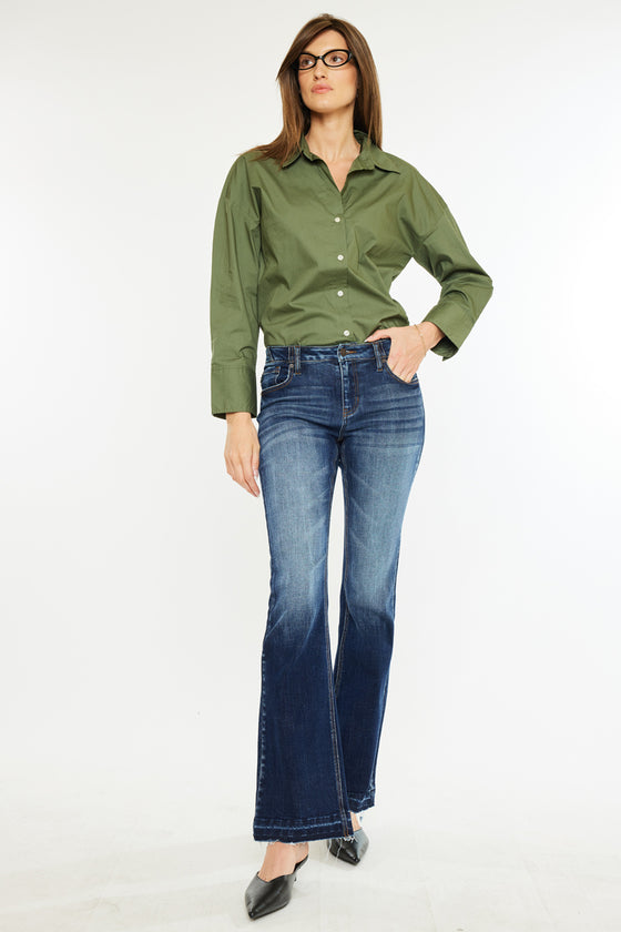 Rowan Mid Rise Flare Jeans