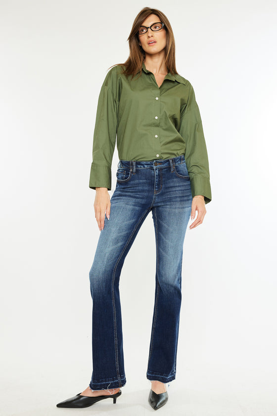 Rowan Mid Rise Flare Jeans