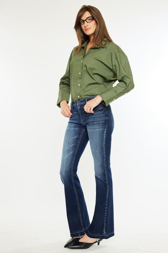 Rowan Mid Rise Flare Jeans