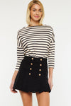 Irene High Rise Pleated Mini Skort