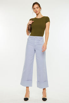  Sammie High Rise 90's Cropped Wide Leg Jeans