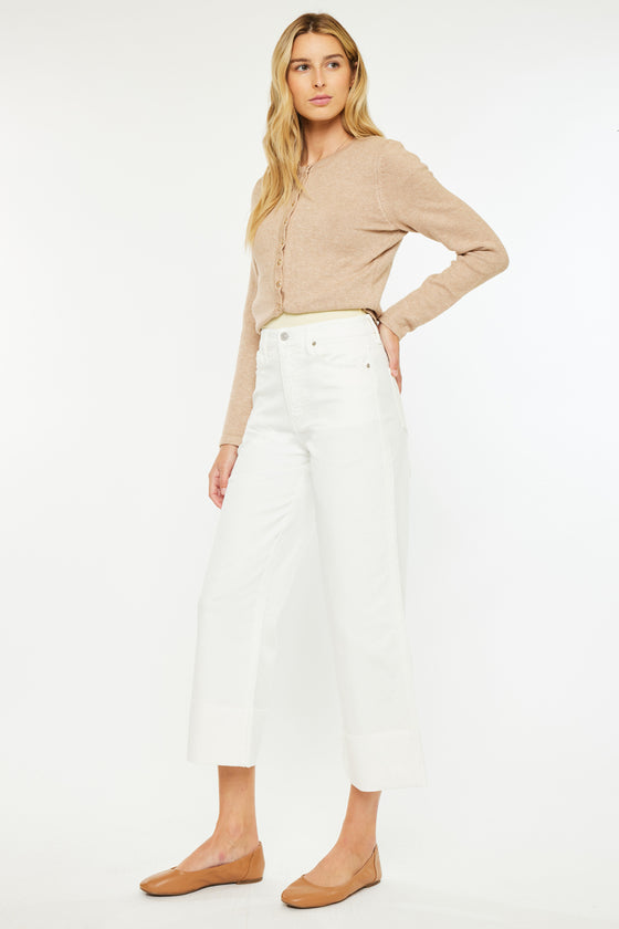 Sammie High Rise 90's Cropped Wide Leg Jeans