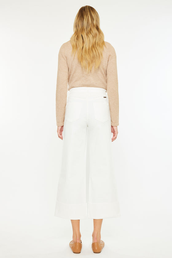 Sammie High Rise 90's Cropped Wide Leg Jeans